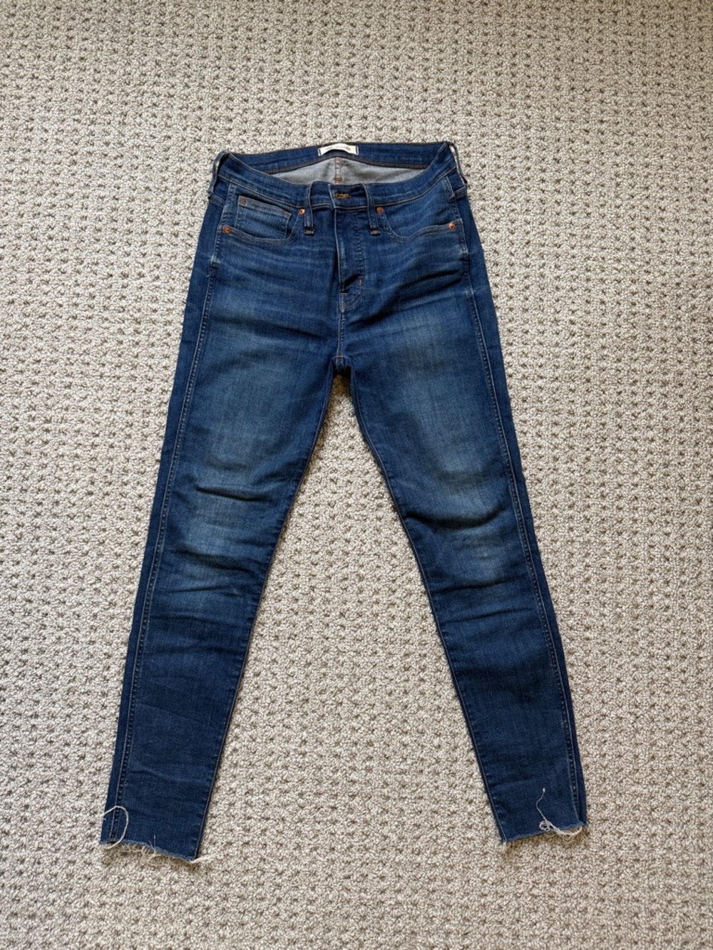 Madewell Dark Blue Skinny Jeans